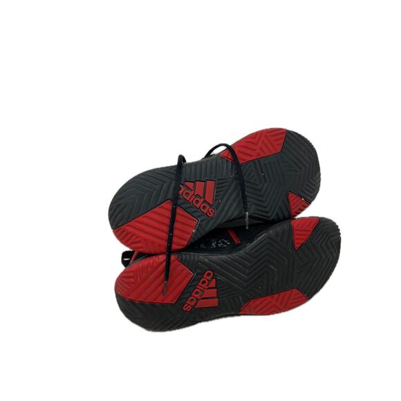 adidas Ownthegame Core Black Cloud White Carbon Mens 12 - Picture 4 of 7